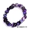 Pulseiras Exclusivas de Ágata Artesanais Transfronteiriças de Formato Irregular com Cores Mistas Vermelho e Preto Pulseiras Fantasia Acessórios Populares Europeus e Americanos
