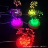 Cristal Natural Piedra Bruta Árbol de Grava Hecho a Mano DIY Luz Nocturna Piedra Bruta de Cristal Blanco Fabricante de Árbol de Grava Pulida Wholesale