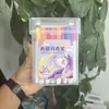 Varilla Triángulo Marcador Acrílico Punta Suave de una Sola Cabeza Temporada de Regreso a Clases Tinta de Gran Capacidad Pluma de Dibujo Especial para Estudiantes Pluma Acrílica