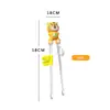 Palillos para niños transfronterizos al por mayor palillos de silicona para aprender palillos auxiliares uno o dos palillos ortopédicos palillos de entrenamiento para bebés de 2 a 4 años
