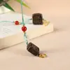 Xiangxile Pingente em Relevo Sem Gravação Corrente de Celular Chaveiro Ornamento de Carro Unissex Presente Cultural