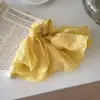 Saia de fio pêndulo ~ anel de cabelo de tripas grossas branco super fada feminino francês de alta qualidade acessório de cabelo versátil corda de cabelo grande para cabelo