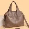 Bolso Nuevo para Mujer, Bolso de Mano de Cuero Suave, Bolso de Compras Casual, Bolso Tote Pequeño, Bolso de Hombro Versátil, Bolso Cruzado Retro