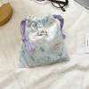 43222 Bolsa de Almacenamiento con Cordón de Oso de Dibujos Animados, Bolsa Cosmética, Bolsa Roja para Artículos Diversos, Monedero, Sub-bolsa de Viaje