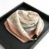 Bufanda Magnética para el Cuello 2025 Nueva Bufanda Cuadrada de Otoño e Invierno Bufanda Triangular de Seda para Mujer Chal Tipo Bufanda para el Cuello a Prueba de Viento