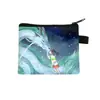 Nueva Cartera Pequeña de Poliéster para Monedas con Diseño Sencillo y Estampado de Anime, Cartera de Hayao Miyazaki, Pequeño Tarjetero, Más Vendido