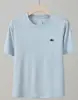 Nova Camiseta de Algodão para Mulheres, Gola Redonda, Costas com Recorte, Manga Curta, Top Casual de Verão Emagrecedor, Camiseta Curta para Mulheres