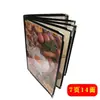 Restaurante Transparente Caderno de Menu de Folhas Soltas Bar Ktv Lista de Preços Caderno com Inserção de Concha Loja de Bebidas de Chá de Leite Menu em PVC
