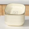 Plato para escupir huesos doméstico Plato estilo crema para mesa de comedor Plato para basura Plato para escupir huesos Plato pequeño Plato para bocadillos y frutas Plato para almacenamiento