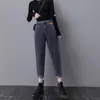 Harlan Jeans Feminino Verão 2024 Nova Cintura Alta Solta Casual Slimming All-match Turnip Torre Calças Femininas