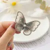 Pinza para el pelo de mariposa de perlas para niñas, pinza lateral de pico de pato, accesorios para el cabello estilo Mori, pinza para flequillo de chica súper de hadas, accesorios para el cabello para salir