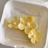 Pinza para el Cabello Floral Dulce y Fresca con un Toque de Lujo, Horquilla Exquisita para Mujer, Pinza de Tiburón Moderna y Versátil, Horquilla para Peinados Recogidos