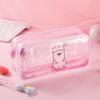 Nueva Bolsa de Cosméticos de Dibujos Animados Linda Creativa para Niña Arena Movediza Aceite Gran Capacidad Almacenamiento Bolsa de Cosméticos Estuche Transparente