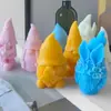 Molde de Silicona para Velas Enanas Serie Navideña Adornos Manualidades Molde de Yeso DIY Horneado Molde para Pastel