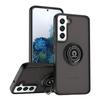 Capa Protetora Magnética para Carro com Suporte de Anel para Celular Samsung A27 A57 Geração 1 Qiying Cor Blocada Botão