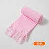 Pantimedias de Terciopelo para Niños de Colores Candy Delgadas con Adorno de Encaje, Leggings Capri para Niñas, Leggings hasta la Rodilla