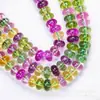 Cuentas sueltas de cristal iridiscente multifacético Accesorios para joyería DIY Cuentas para pulsera Cuentas sueltas Material DIY hecho a mano Accesorios al por mayor