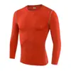 Ropa Deportiva de Manga Larga para Fitness Secado Rápido Ropa de Compresión Ropa Base para Fútbol Baloncesto Correr Elástica Absorbente de Sudor Transpirable Ropa Ajustada
