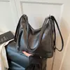 Bolsa retrô de grande capacidade para o dia a dia para mulheres, nova bolsa de ombro transversal casual versátil e na moda, mochila de dupla alça multiuso