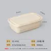 Saizhuo lonchera biodegradable lonchera desechable tazón de almidón de maíz caja para llevar lonchera con tapa