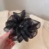 Pinza de Plátano de Malla Suave y Dulce para Mujer, Pinza Vertical Versátil Super Brillante, Nuevo Accesorio para el Cabello de Cola de Caballo Alta 2026