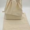 Bolsa de Cordão de Nylon Branca para Embalagem de Joias, Saquinho de Armazenamento, Pequena Bolsa para Produtos Eletrônicos, Armazenamento de Viagem, Portátil