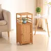 Gabinete de almacenamiento creativo para mesita de noche, esquina, simple, tejido de ratán, gabinete, gabinete de almacenamiento, estante, integrado en sofá, otros, otros