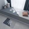 Alfombra de bucle a prueba de tres usos, moderna, para ventanales, estilo simple y lujoso, gruesa y lavable