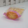 Bolsa Ziploc de Plástico Mingli con Flor de Oro Rosa Bolsa a Prueba de Humedad para Alimentos Secos