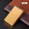 Estuche Metálico Extensible con Tapa abatible para Cigarrillos, a Prueba de Sudor y Humedad, Aleación de Aluminio, Resistente a la Presión, Tapa Deslizante Personalizada Creativa, Capacidad para 20 Cigarrillos