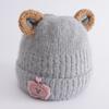 Chapéu de bebê Outono e Inverno Bonito Super Fofo Bebê Recém-nascido Chapéu Fetal Chapéu de lã de bebê masculino e feminino Chapéu de malha recém-nascido
