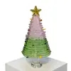 Árvore de Natal Extra Grande Enrolada em Arame, Árvore de Natal de Vidro de Zibo, Artesanato em Vidro Lampwork, Enfeites, Presentes
