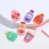 Mini resina simulação garrafa de bebida diy creme cola para celular caso pequenos acessórios material bolsa acessórios artesanais acessórios para o cabelo