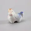 Manualidades de Cerámica de Caballo Lindo Adornos Pequeños Caballo de la Fortuna Sostenedor de Palillos Pequeño Caballo Sostenedor de Palillos Portalápices Decoración del Hogar