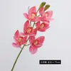 Buquê de flores artificiais de orquídea impresso em 3D para decoração de cena, flores de casamento realistas de alta qualidade, flores artificiais