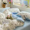 Serie Súper Popular de Gato Kt de Antarctic Algodón Lavado Artesanal para el Hogar Juego Doble de Cuatro Piezas Juego Individual de Tres Piezas para Dormitorio