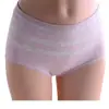 Buscando Calzones de Algodón Lisos Sin Costuras de Talla Grande Hechos de Fábrica con Sensación de Segunda Piel, Jacquard que No Marca, Ropa Interior para Mujer de Cintura Media