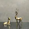 Venta Caliente Transfronteriza Adornos de Micro Paisajismo Plantas Simulación Mini Flor de Ciruelo Ciervos Animales Pequeños Ciervos Lindos Decoraciones de Escritorio