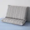 Funda de almohada anti-baba y a prueba de aceite 48x74cm, juego de dos, algodón acolchado denso, protector de almohada de espuma viscoelástica de látex