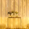 Lámpara de Cortina de Cable de Cobre LED Amazon Popular Transfronteriza Usb8 Funciones con Gancho Impermeable Cable de Cuero Lámpara Fabricante Mayorista
