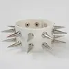 Joyería de Venta Caliente Transfronteriza Europea y Americana Estilo Punk Pulsera de Cuero PU de Doble Fila Pulsera de Tendencia de Personalidad de Motocicleta Pulsera