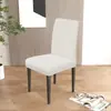 Funda elástica para silla con tacto de algodón y lino, tipo universal, cobertura completa, nuevo modelo 2026, para mesa de comedor, uso en casa, funda de silla integrada