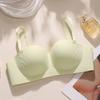 Ventas Directas de Fábrica Comercio Electrónico Transfronterizo Sudeste Asiático Vietnam Tailandia Chaleco sin Costuras para Mujer Sujetador Push-Up Cómodo con Cierre Lateral