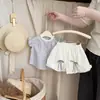 Ropa de Bebé Súper Elegante, Moda Coreana de Verano para Niñas, Nuevo Conjunto de Manga Corta, Ropa Linda para Niños de 1-2 Años
