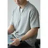 Camiseta de Manga Corta con Cuello Alto Falso de Dos Piezas para Hombre, Protección Solar UPF50+, Secado Rápido, Tacto de Algodón, Absorbe la Humedad, Transpirable, Sudadera de Verano 2026