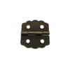 Bisagra pequeña 23MM encaje joyero bisagra hojalata retro caja de madera bisagra mariposa 4-agujero bisagra conexión bisagra delgada