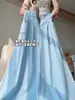 Blue Nai Fu Yamamoto Pants for Women 2026 Spring/Summer New High-Quality Draped Loose Relaxed Straight-Leg Casual Wide-Leg Pants