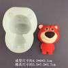 Desenho Criativo Arte Morango Urso Molde de Silicone Chocolate Assar Bolo Carro Aromaterapia Gesso Boneca