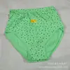 Venta al por mayor de fábrica ropa interior de algodón para mujer de mediana edad talla grande pantalones de algodón estampados de cintura alta ropa interior de algodón para mujer