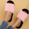 2026 Nuevas Pantuflas Suaves de Piel Sintética Estilo Transfronterizo Europeo y Americano Elegante para Mujer para Uso en Casa y al Aire Libre en Todas las Estaciones